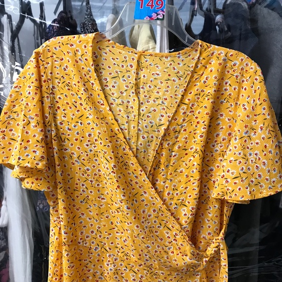 Women Casual Wrap Dress - Picture 3 of 5